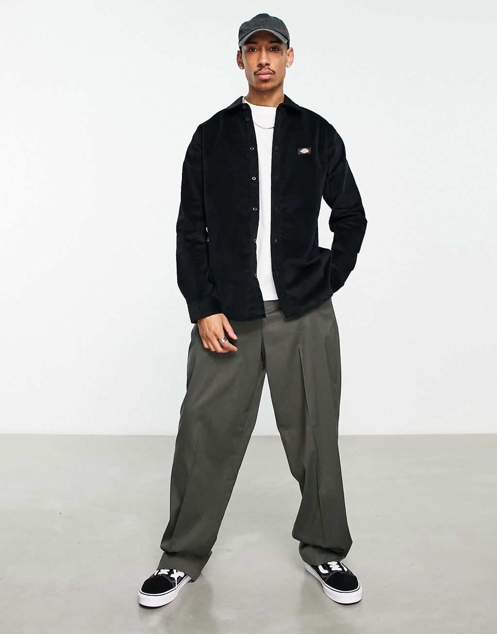 

Черная рубашка с длинными рукавами Dickies Wilsonville