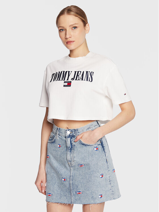 

Футболка стандартного кроя Tommy Jeans, белый