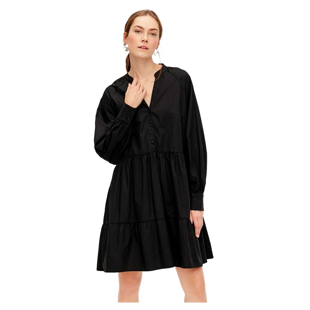 Короткое платье Yas Ria, черный короткое вырезанное женское платье yas