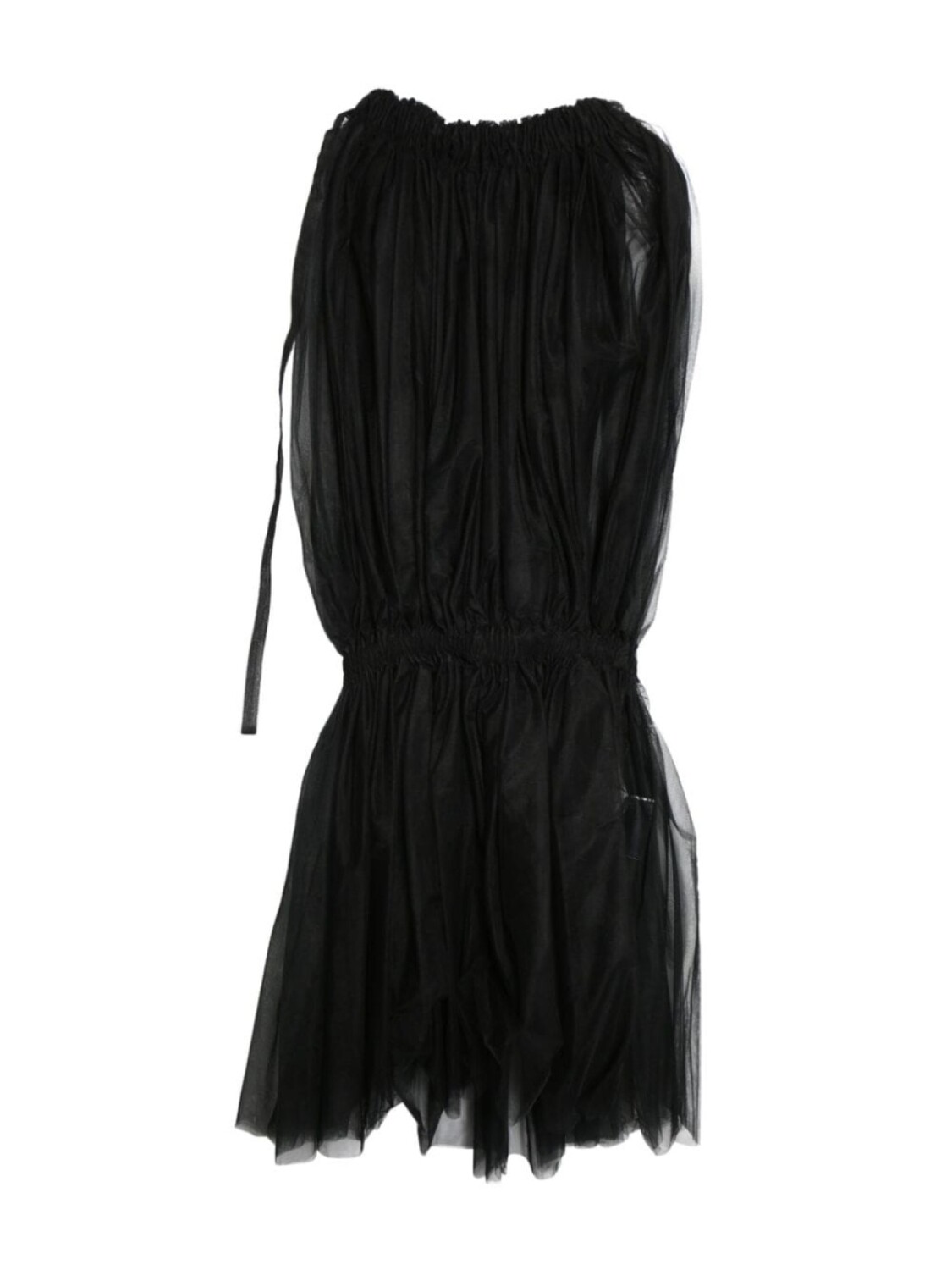 

Платье без бретелек из сетки Noir Kei Ninomiya, черный