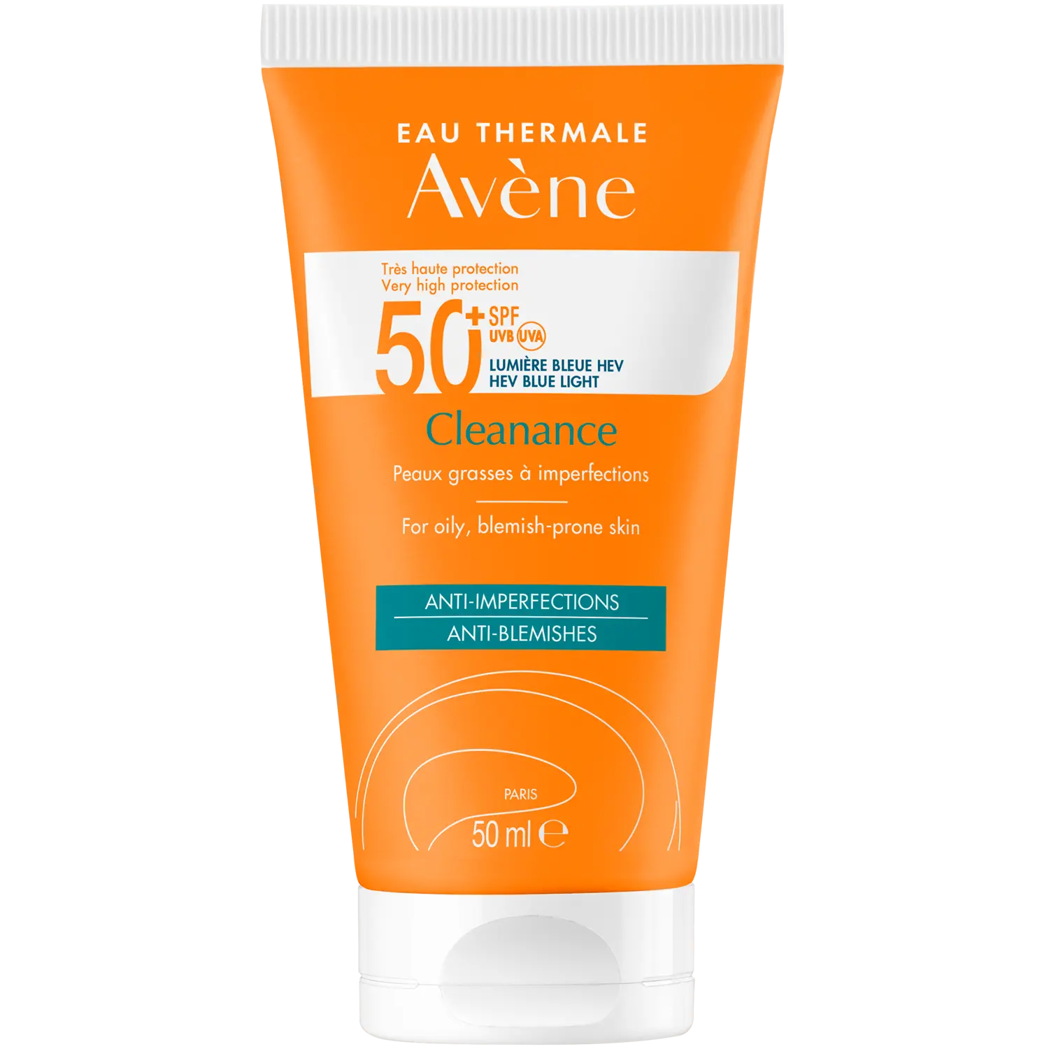 

Солнцезащитный крем spf50+ Avène Cleanance, 50 мл