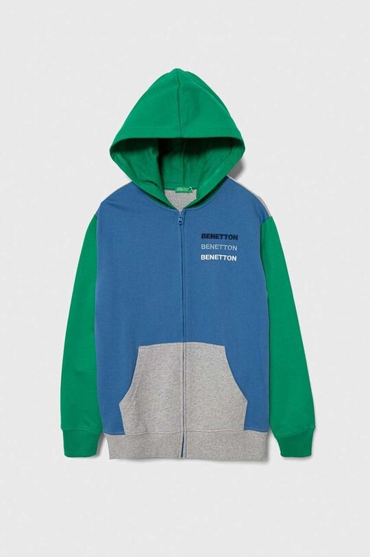 

Детская хлопковая толстовка United Colors of Benetton, синий