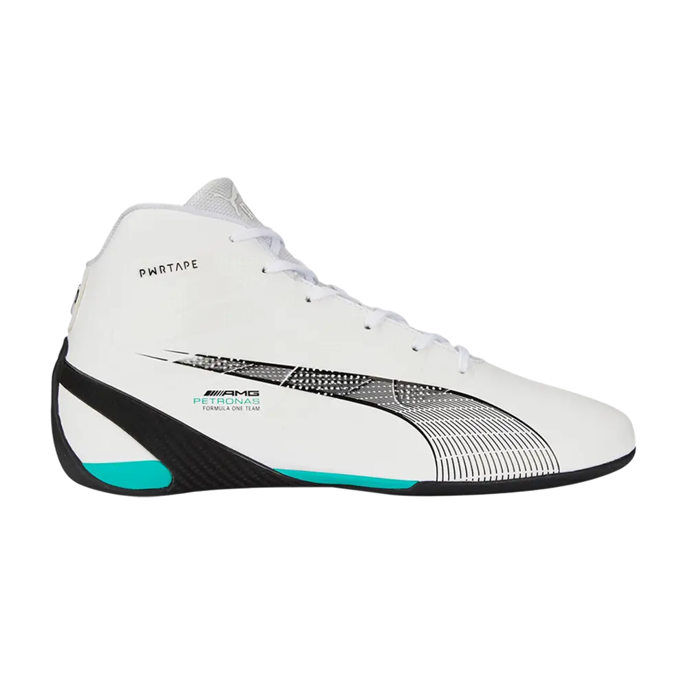 

Кроссовки Mercedes-AMG Petronas F1 x Carbon Cat Mid Puma, белый