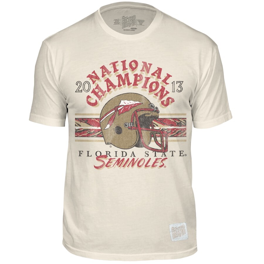 

Футболка с коротким рукавом Original Retro Brand Florida State Seminoles, кремовый