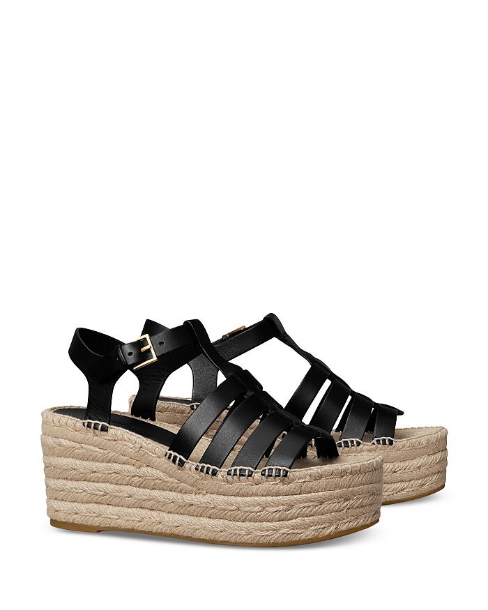 

Женские сандалии Fisherman Espadrille на танкетке и платформе Tory Burch