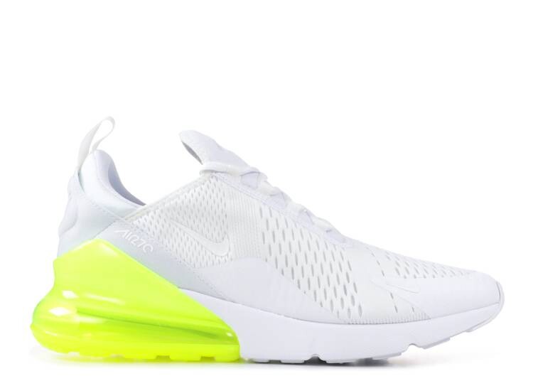 

Кроссовки Nike AIR MAX 270 'WHITE VOLT', белый, Белый;серый