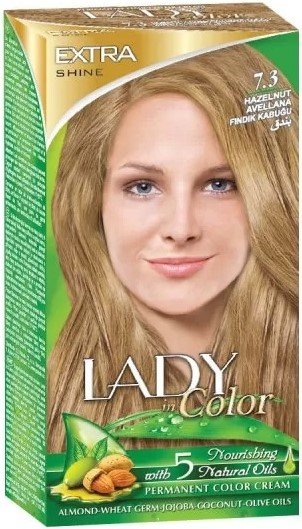 Краска для волос, 7.3 Лесной орех, 160 г Palacio, Lady in Color
