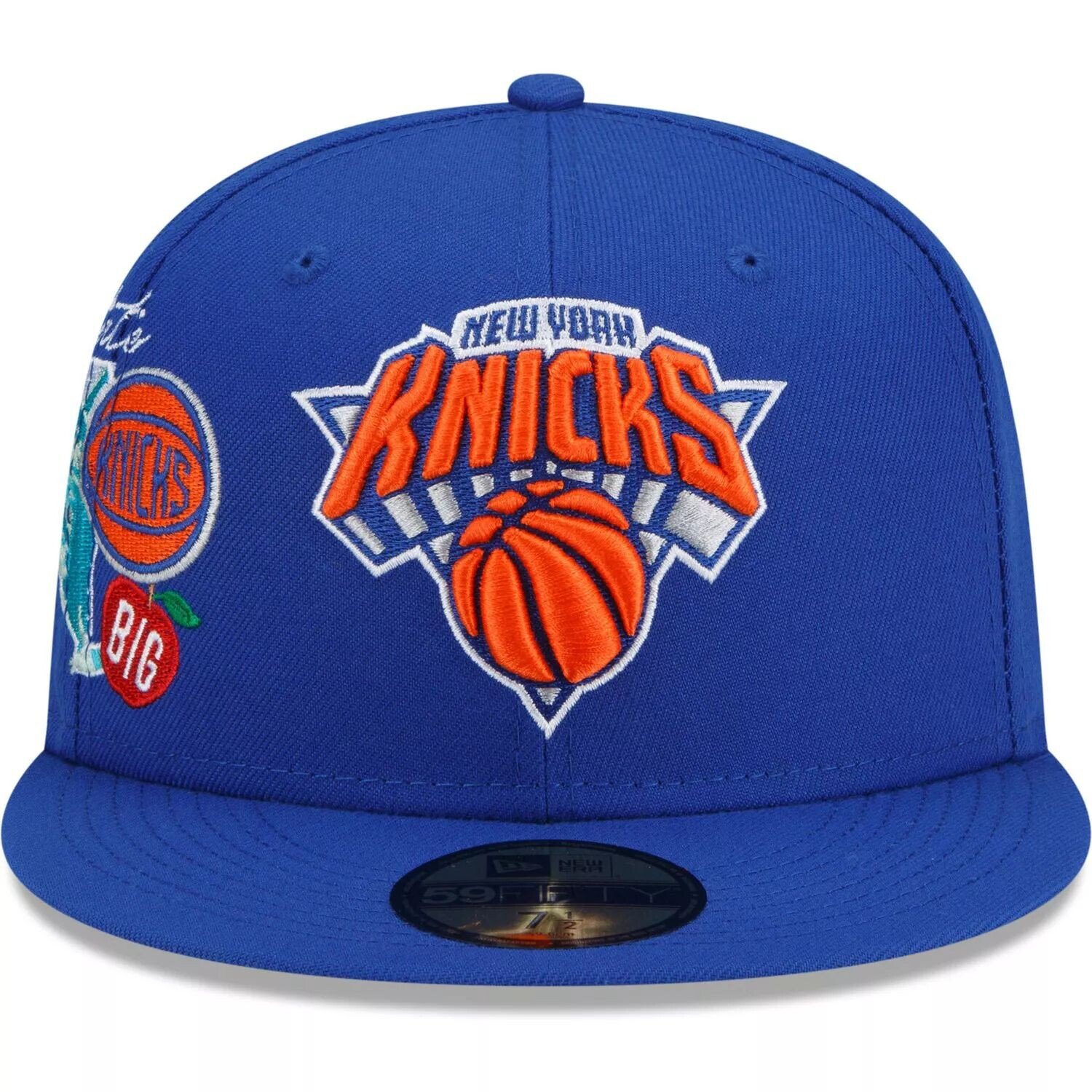 

Мужская приталенная кепка New Era Blue New York Knicks City Cluster 59FIFTY