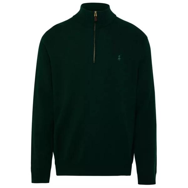 Свитер wool sweater Polo Ralph Lauren, зеленый свитер polo ralph lauren wool blend saddle sleeve sweater цвет mid grey donegal