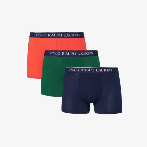 

Набор из трех плавок из эластичного хлопка с фирменным поясом Polo Ralph Lauren, мультиколор