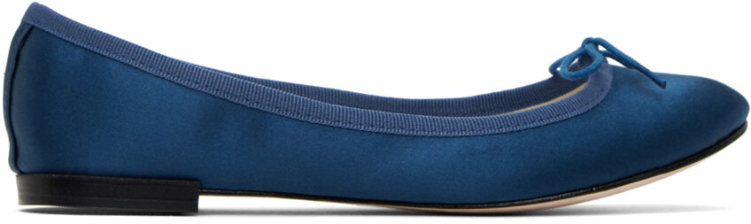 

Эксклюзивные темно-синие балетки Repetto SSENSE Cendrillon