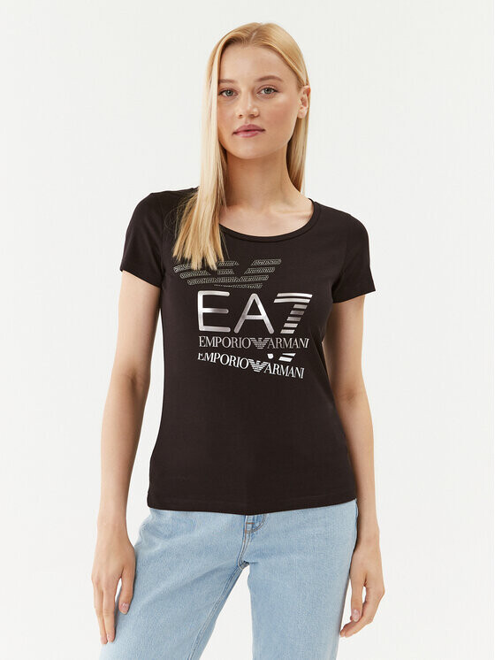 

Футболка стандартного кроя Ea7 Emporio Armani, черный