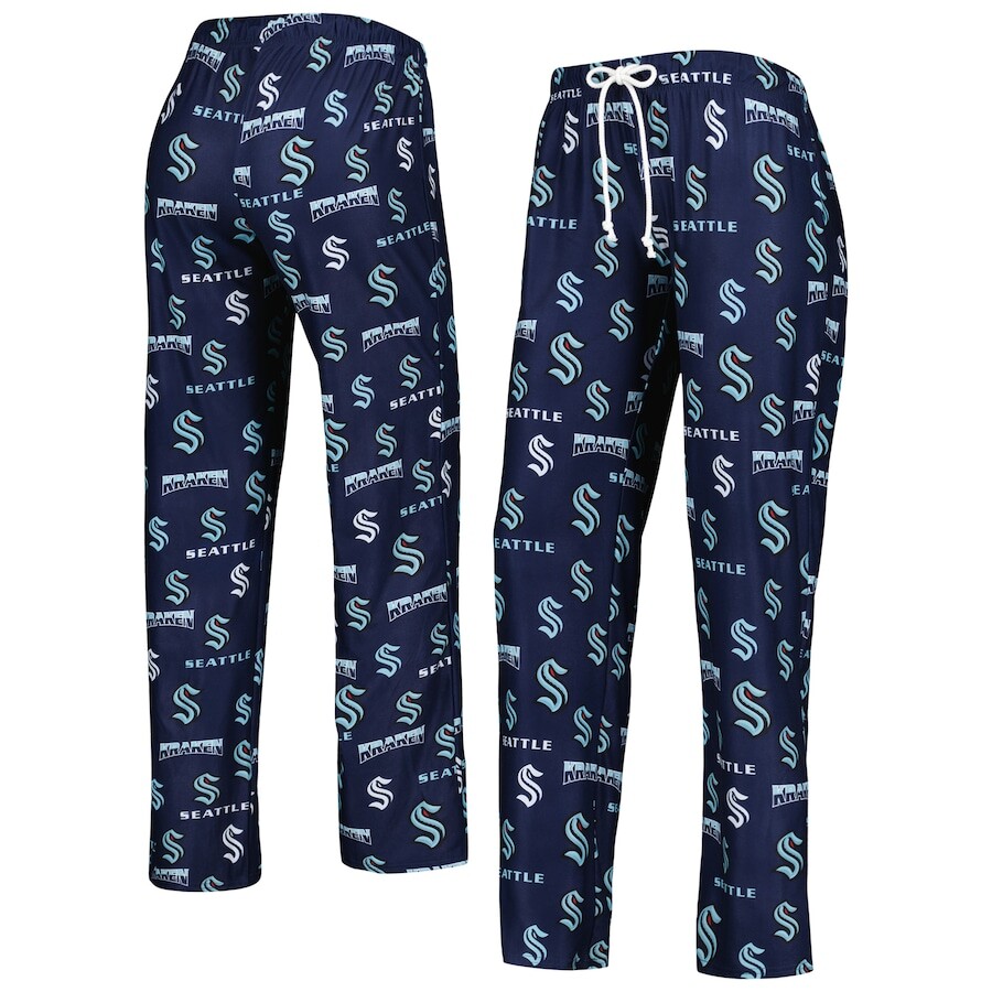 

Пижамные брюки Concepts Sport Seattle Kraken, синий