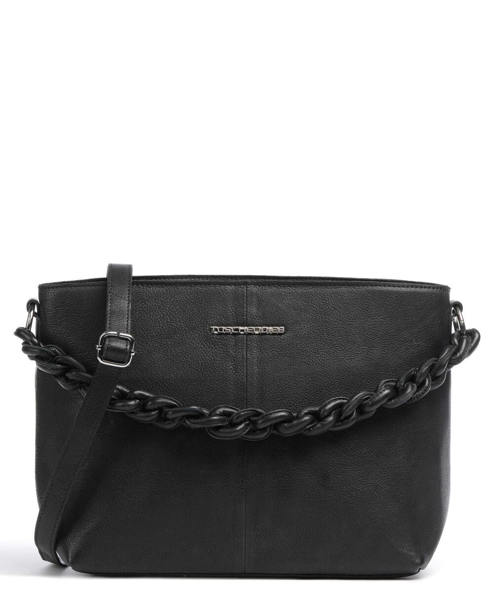 

Сумка через плечо Coburgbastei 1 из зерненой кожи Taschendieb Wien, черный