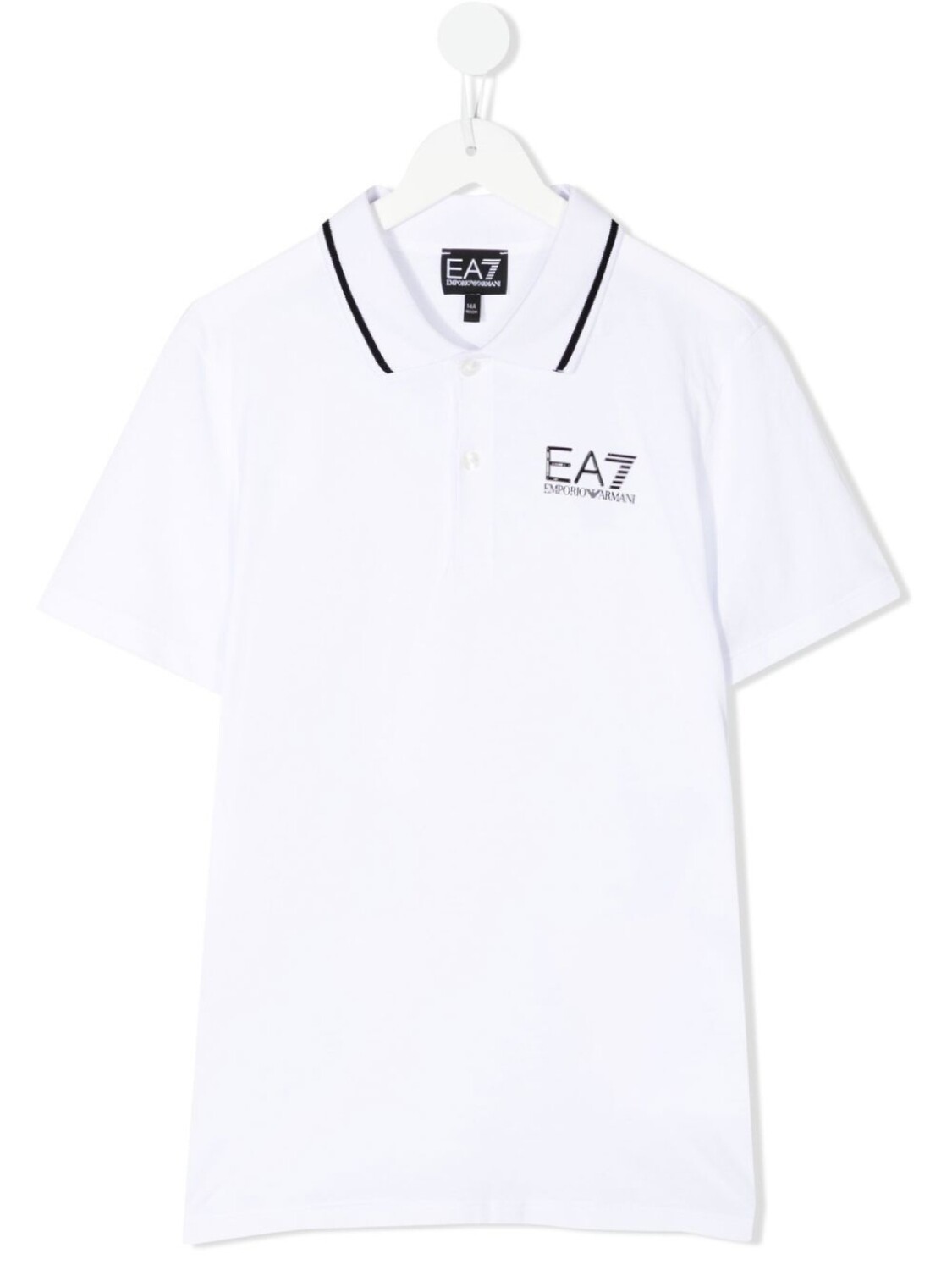

Ea7 Emporio Armani рубашка поло с логотипом, белый