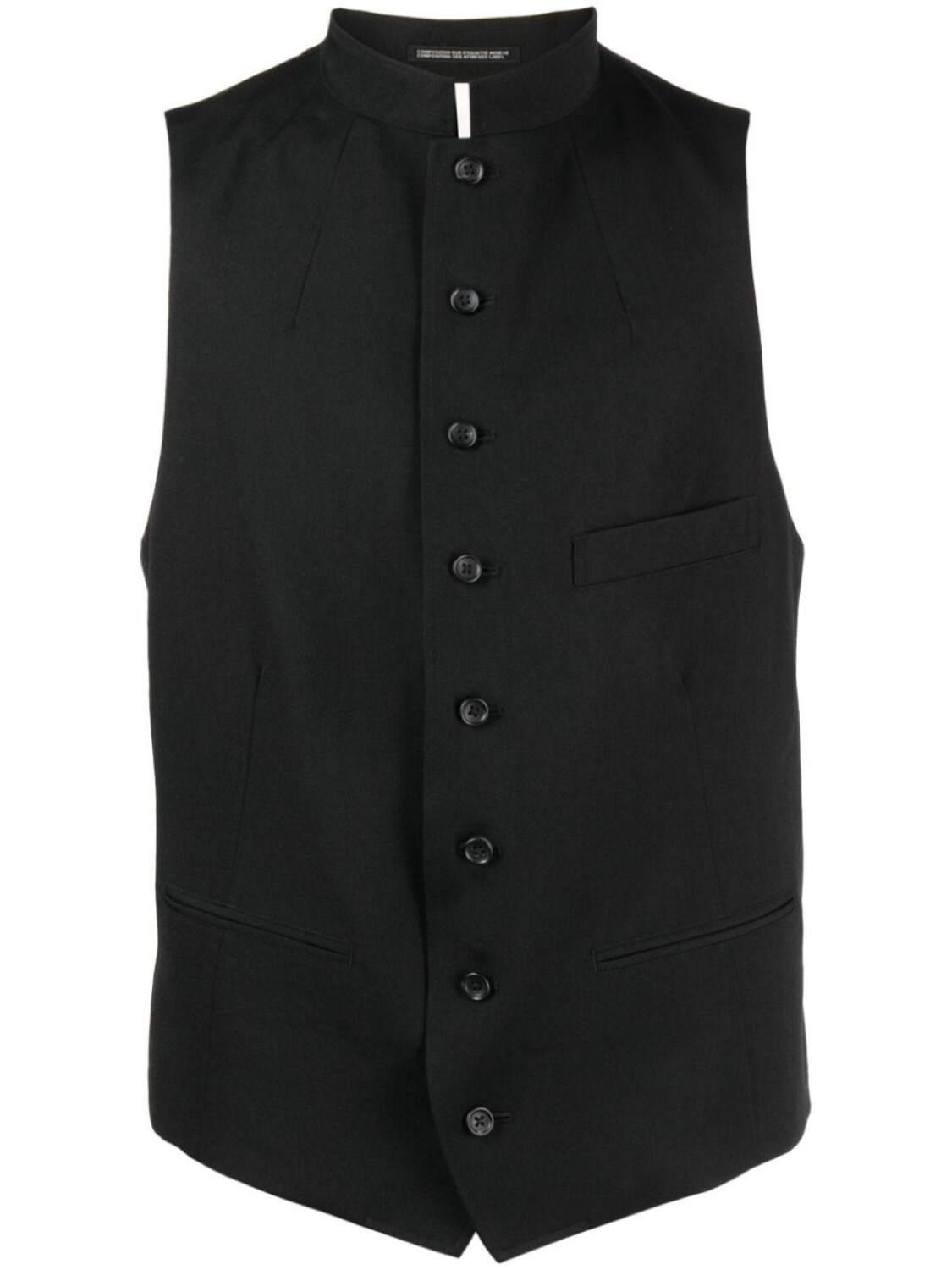 

Yohji Yamamoto топ без рукавов, черный