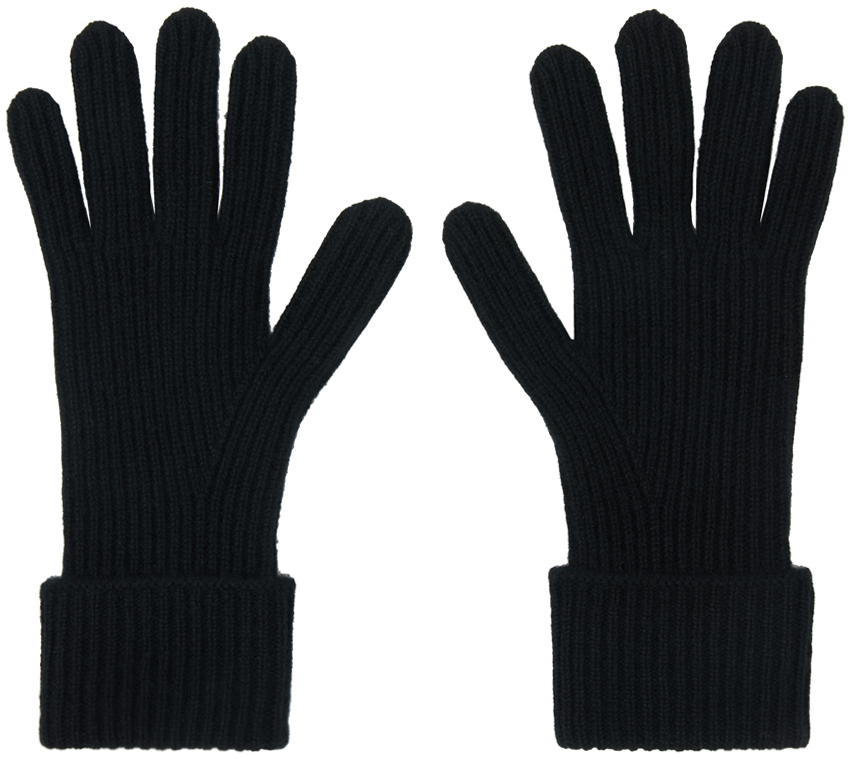 Черные кашемировые перчатки Julian Arch4