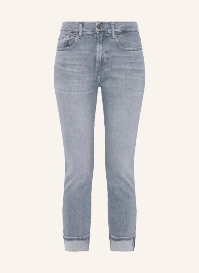 

Джинсы бойфренда relaxed skinny 7 For All Mankind, серый