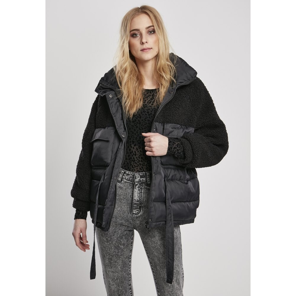 

Куртка Urban Classics Sherpa Mix Puffer (Big ), черный