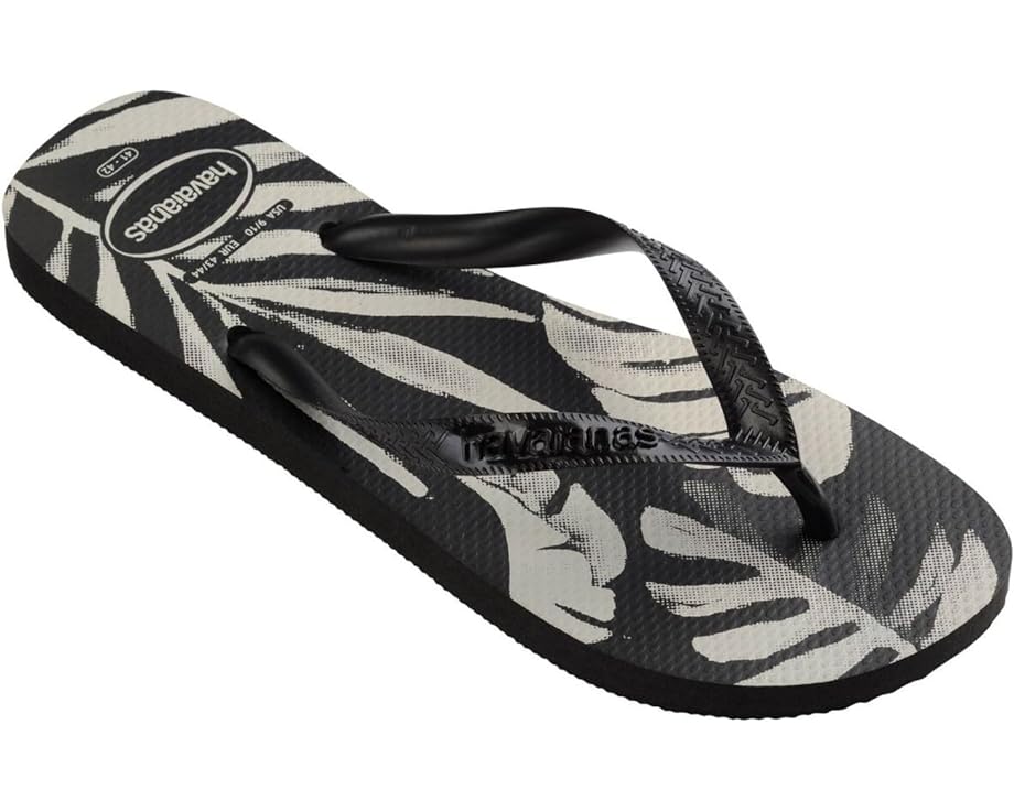 Сандалии Havaianas Aloha Flip Flop Sandal, цвет Black/Black/Black цена и фото