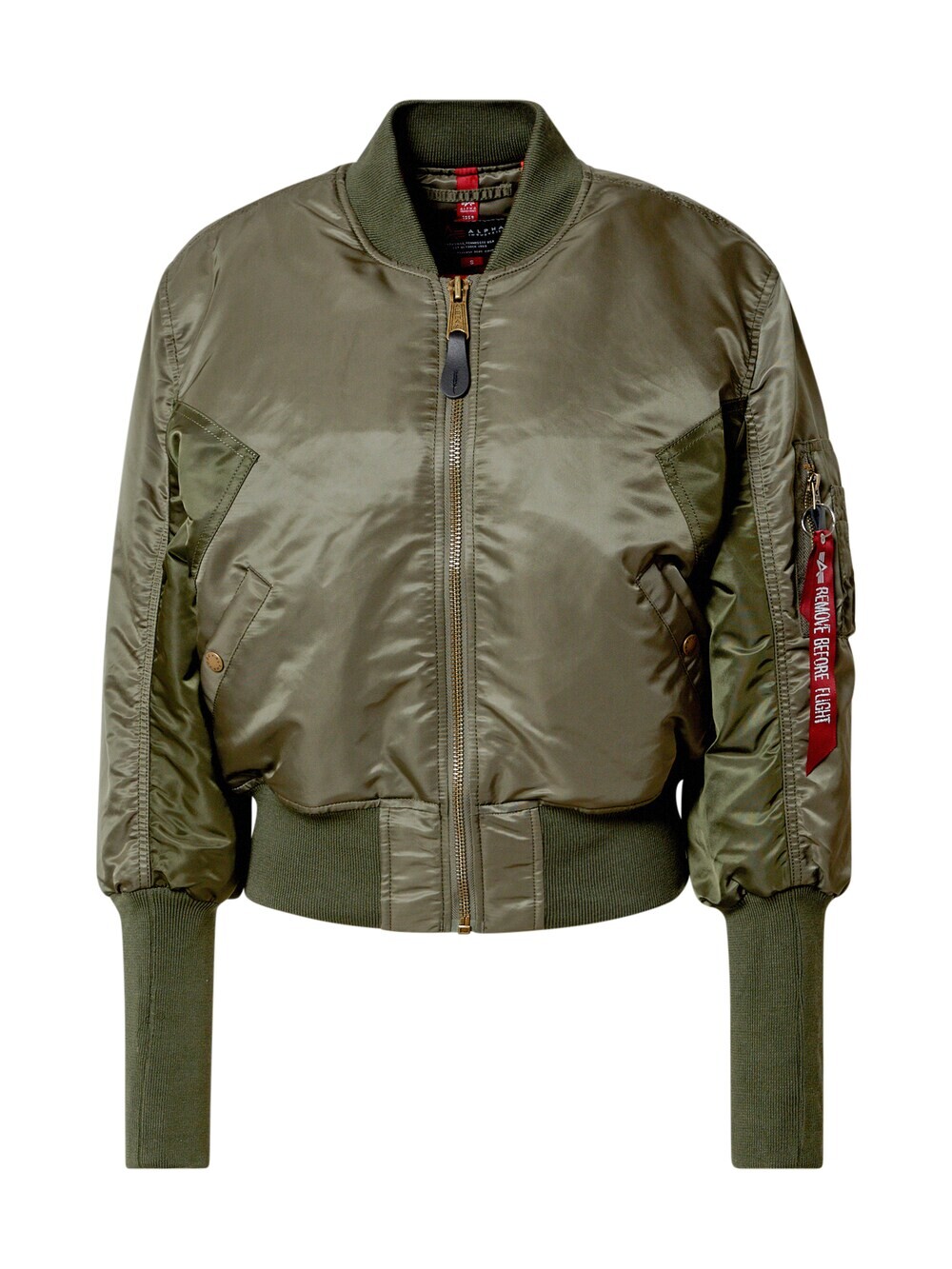 

Межсезонная куртка ALPHA INDUSTRIES, оливковый, Зеленый