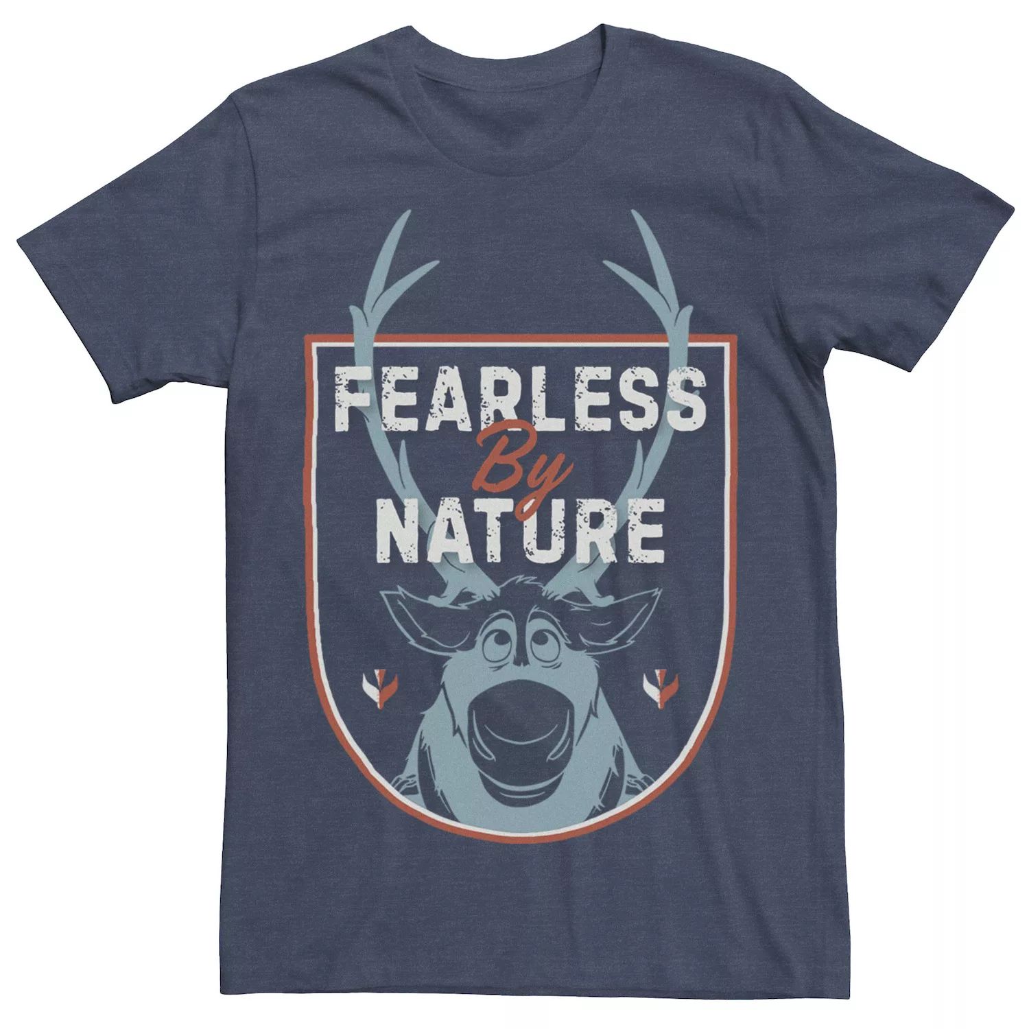 Мужская футболка Disney Frozen 2 Sven Fearless By Nature с гербом