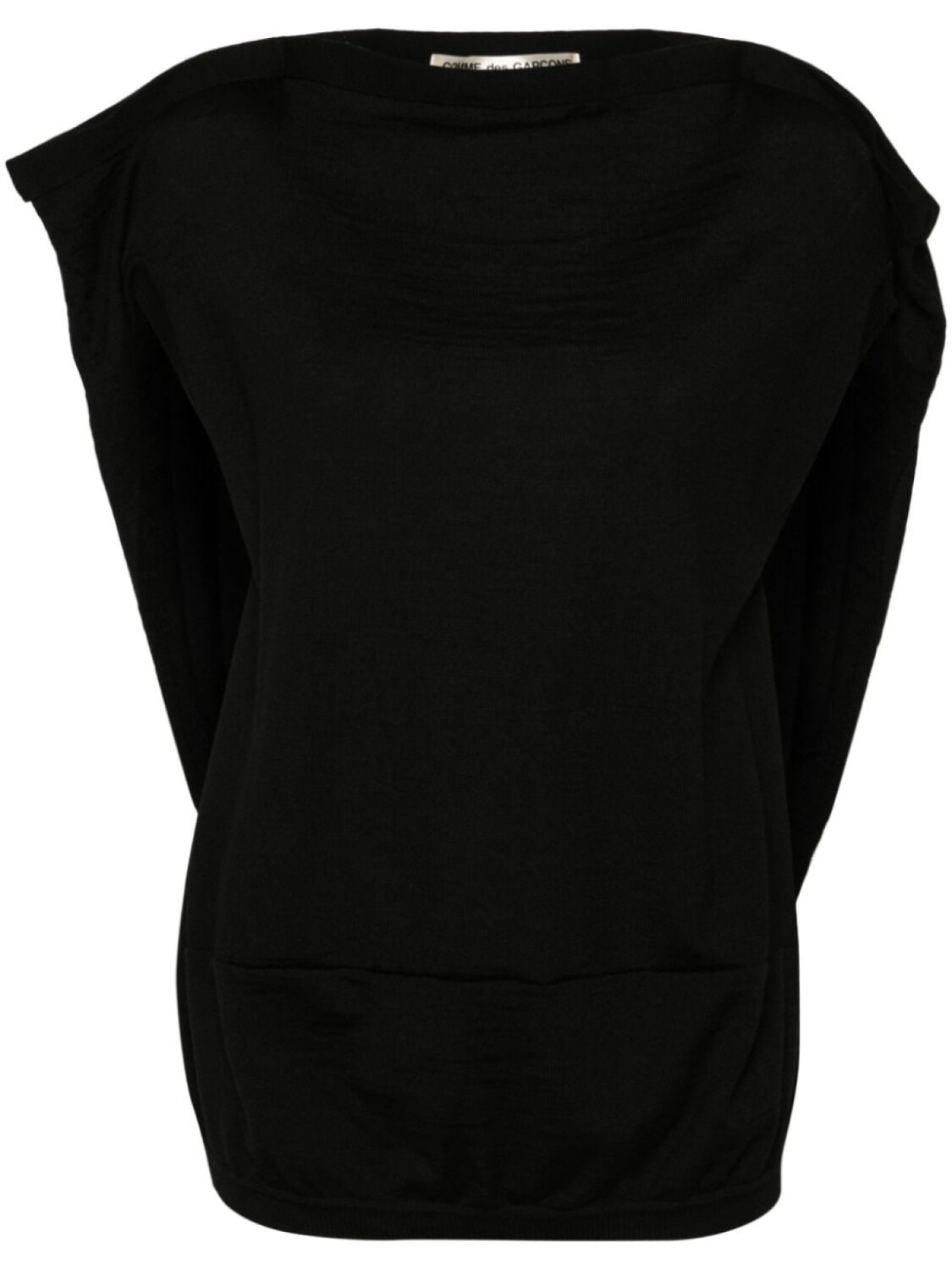 

Comme Des Garçons шерстяной топ, черный