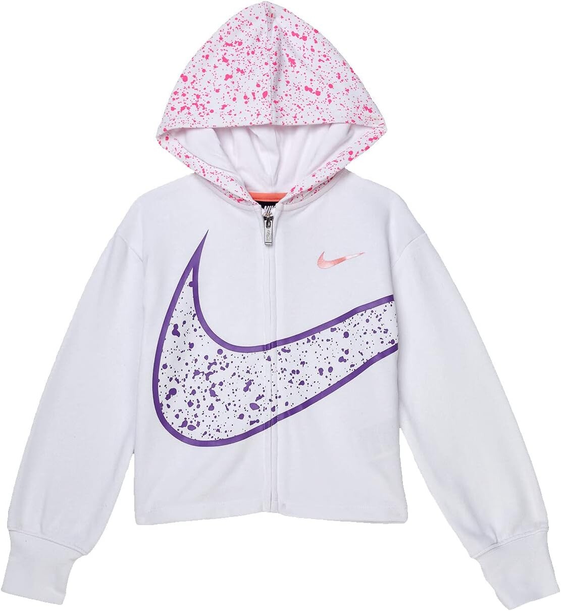 

Худи Nike Splatter Swoosh Full Zip Hoodie, белый