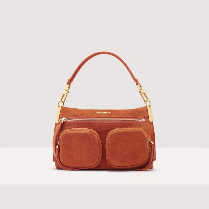 

Замшевая сумочка Coccinelle HYLE SUEDE SMALL, красный