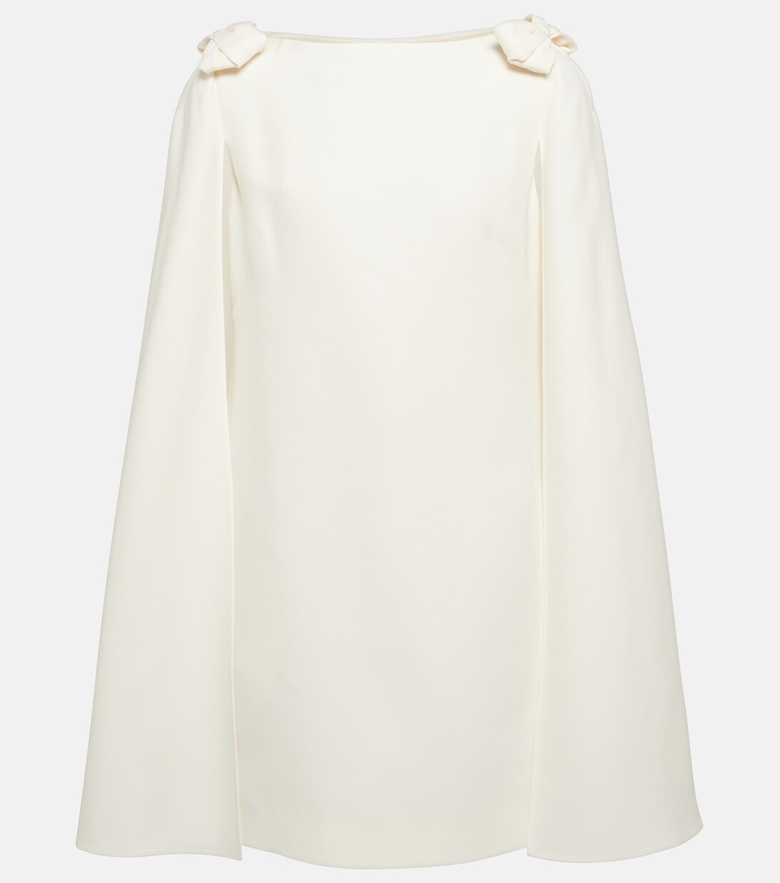 

Мини-платье Crêpe Couture с бантом VALENTINO, бежевый