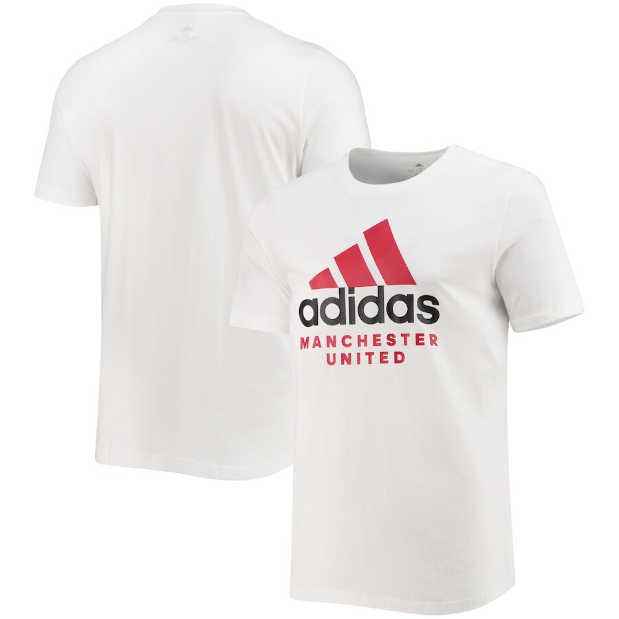 

Футболка с коротким рукавом adidas Manchester United, белый