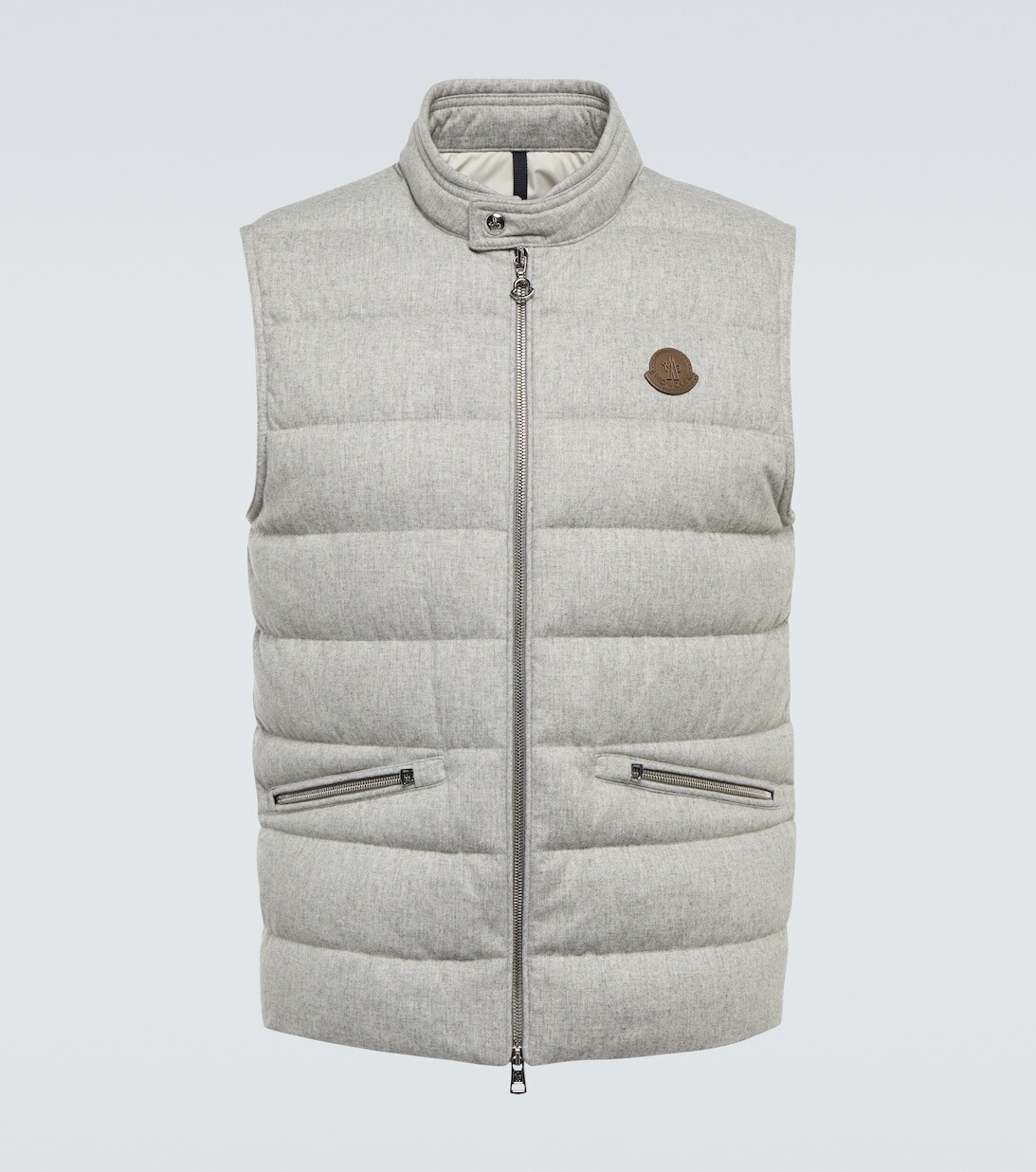 

Пуховый жилет Gallienne Moncler, серый