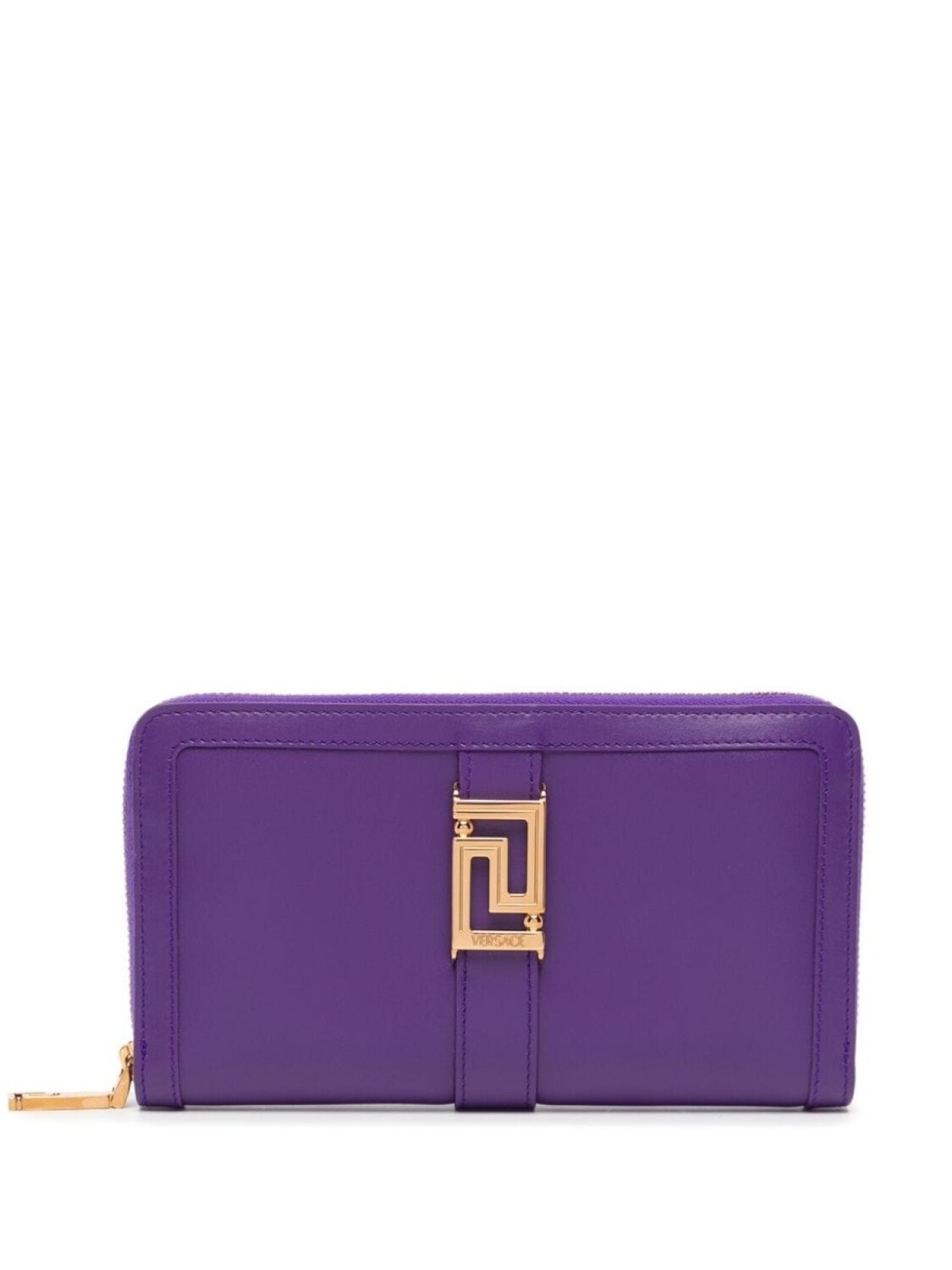 

Versace кошелек на молнии с пряжкой Greca, фиолетовый