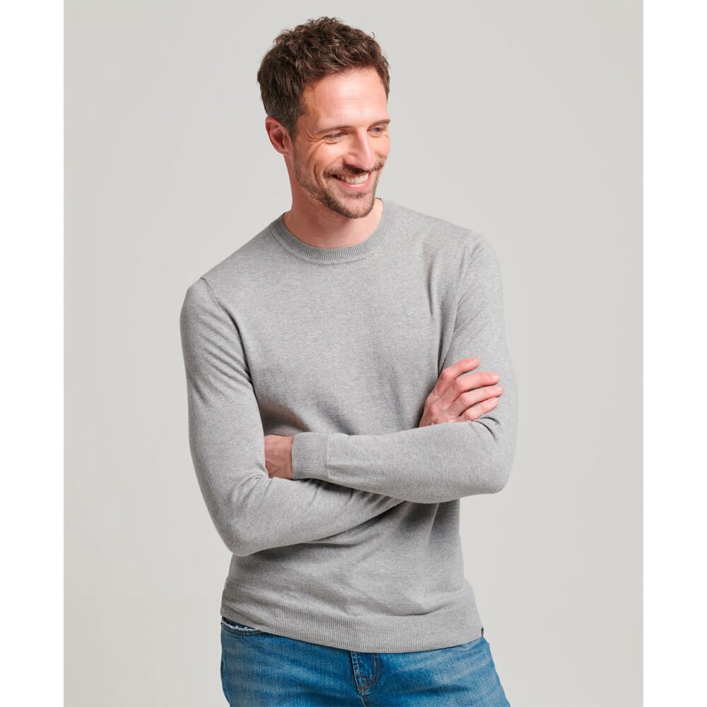 

Свитер Superdry Vintage Emb Cotton/Cash, серый