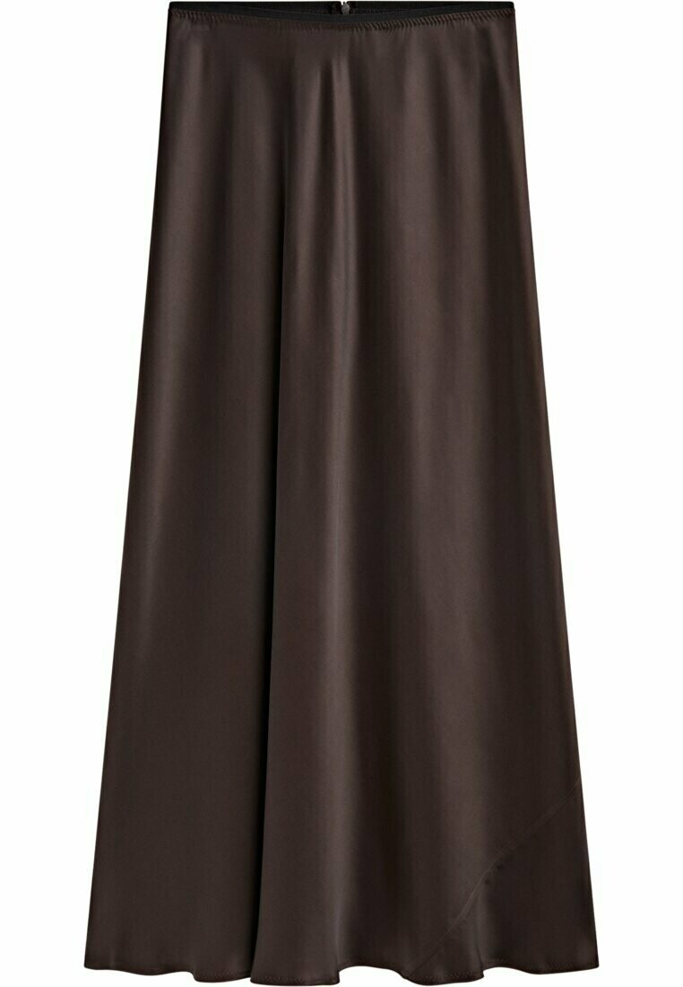 

Юбка-трапеция Massimo Dutti, коричневый