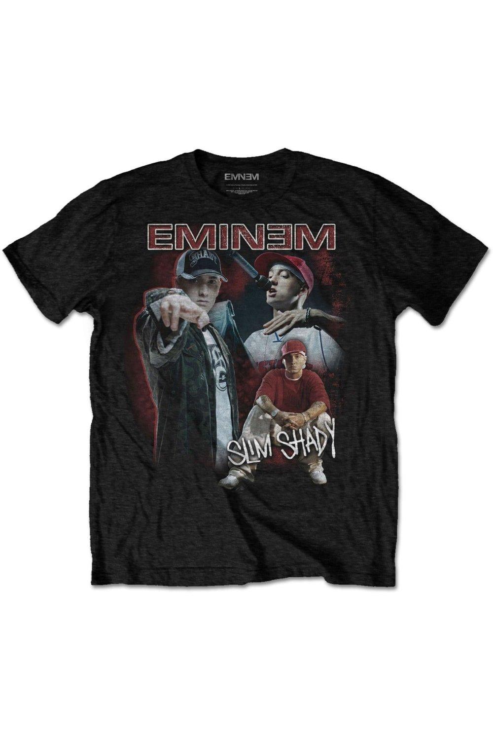 Футболка Shady Homage Eminem, черный бейсболка snapback с тонким логотипом shady eminem черный