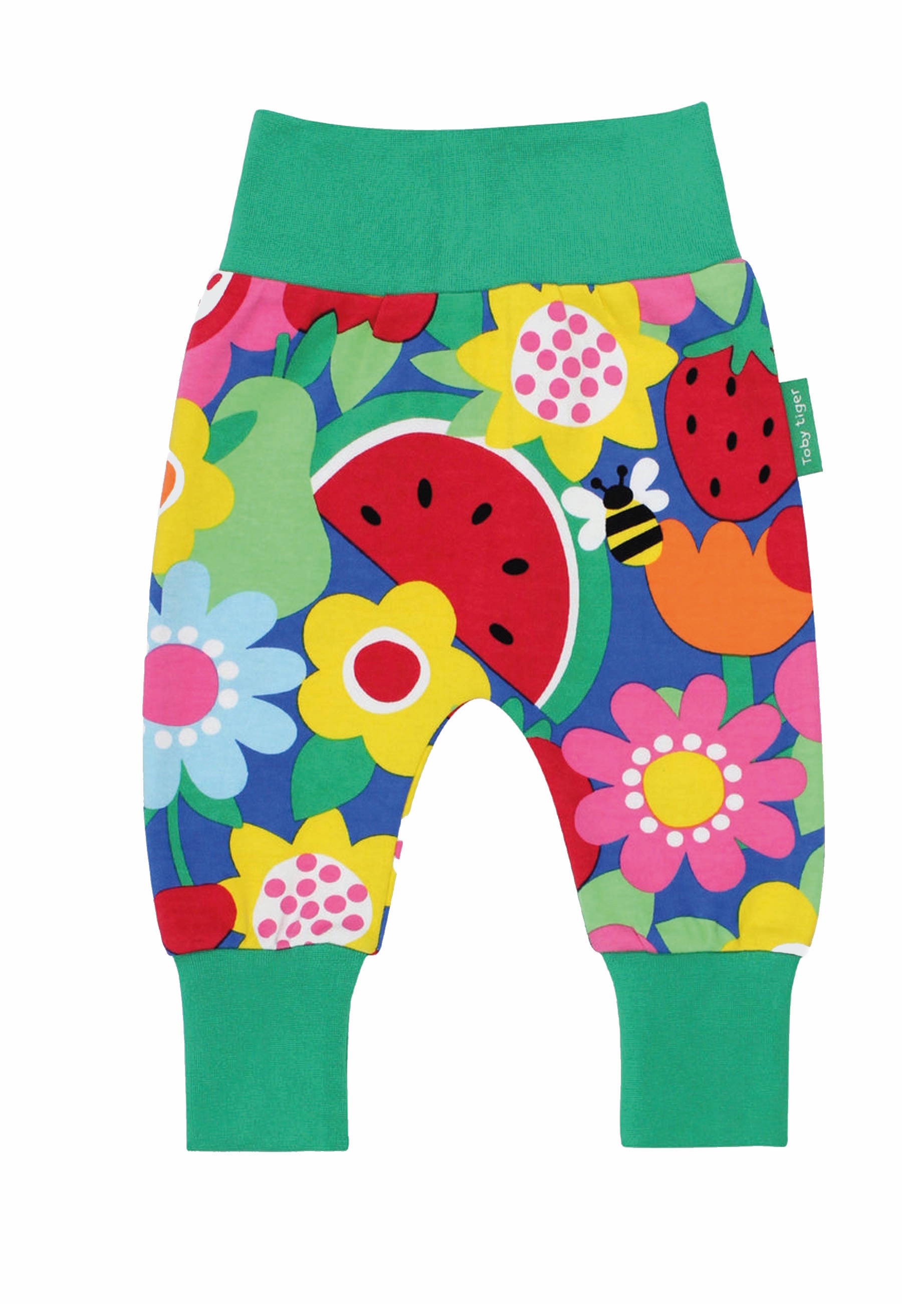 Тканевые брюки Toby Tiger mit Sommer Print, красочный