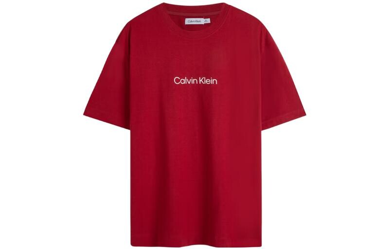 

Мужская футболка Calvin Klein, цвет Berry red