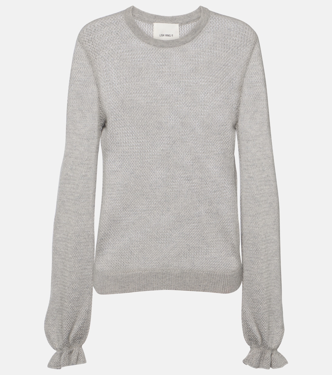 Кашемировый свитер leanne Lisa Yang, серый цена и фото