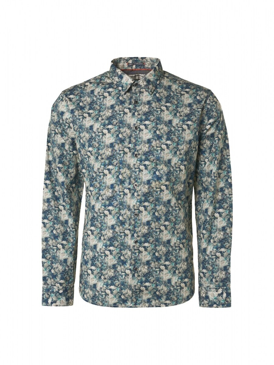 

Рубашка No Excess Regular fit Button Up, темно-серый
