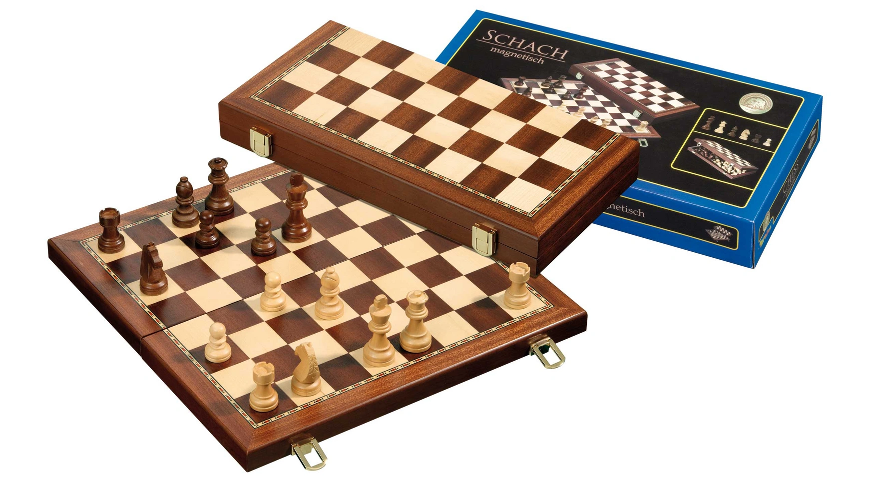 Чехол для шахмат, магнитный, поле 42 мм
