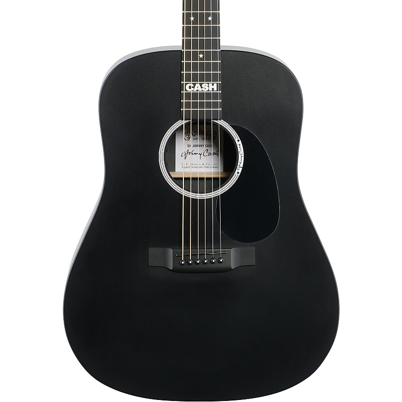 цена Акустическая гитара Martin DX Johnny Cash Acoustic-Electric Guitar