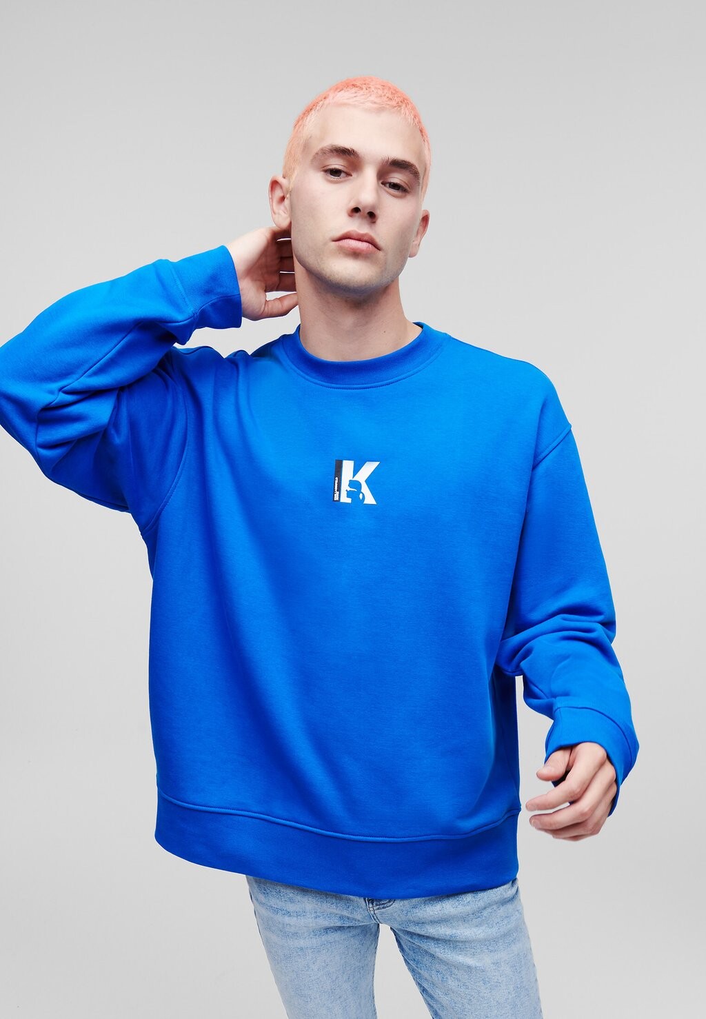 

Толстовка Karl Lagerfeld Jeans SEAMED, j klj синий