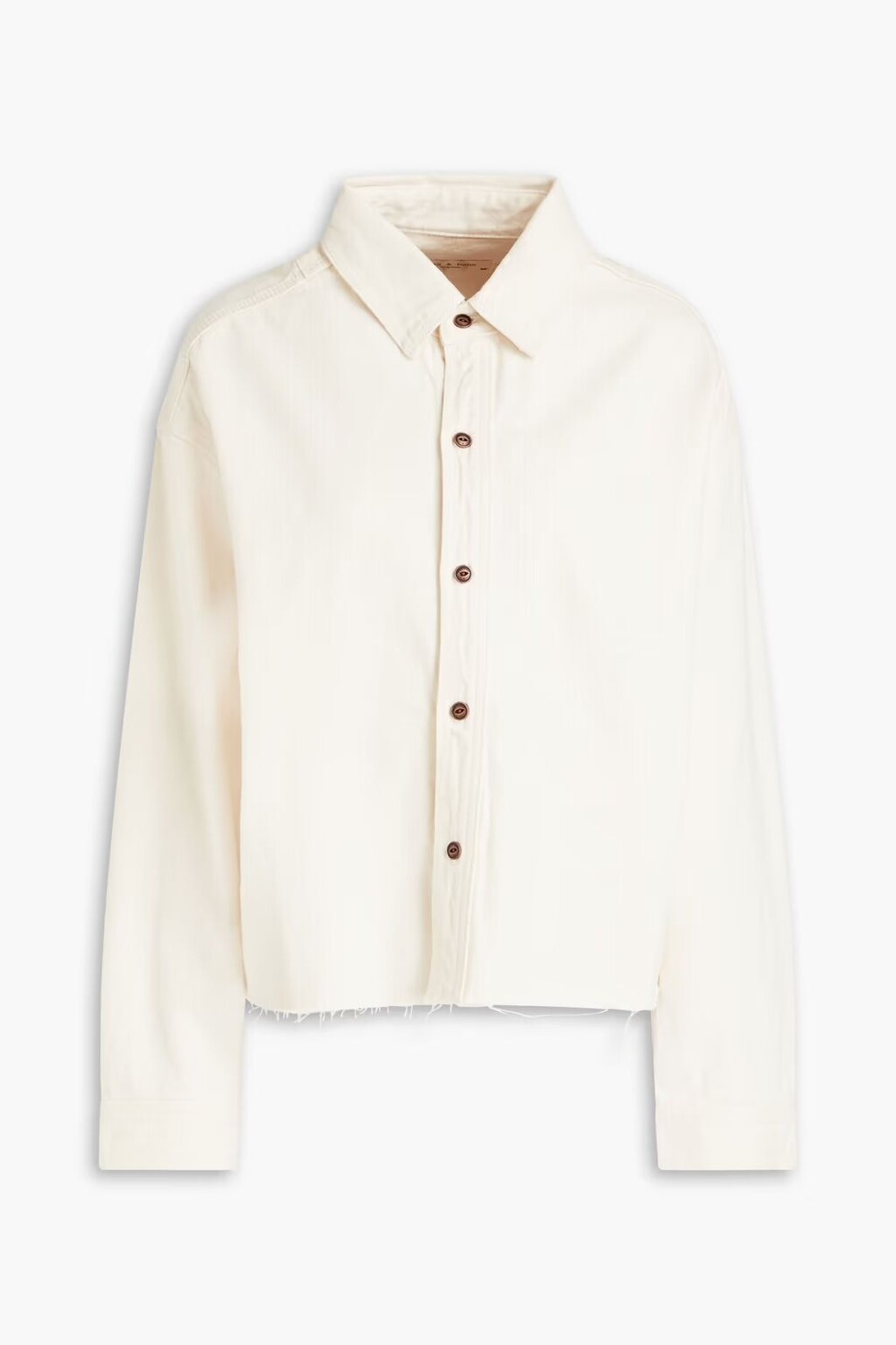 

Джинсовая рубашка Rag & Bone, экрю