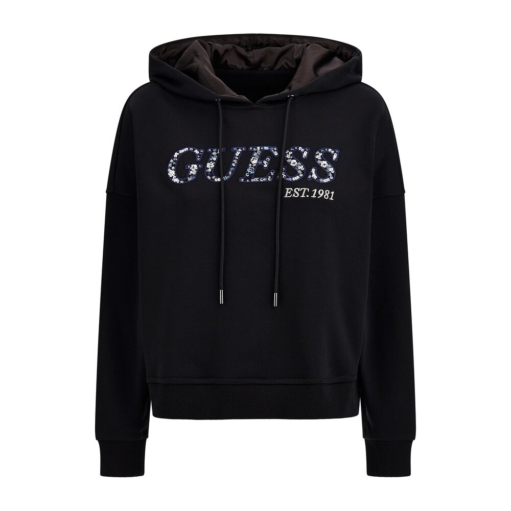 

Толстовка Guess Cotton Alicia, черный
