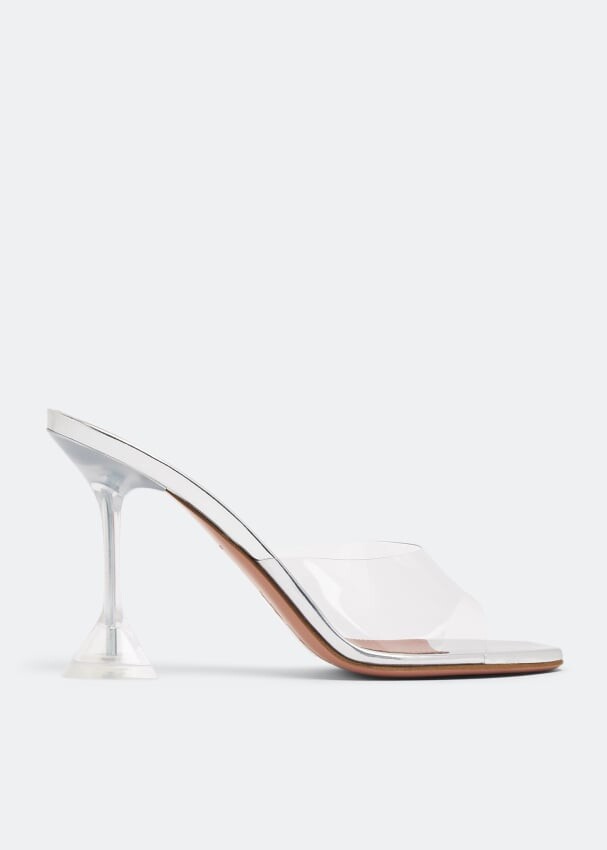 

Мюли AMINA MUADDI Lupita Glass mules, нейтральный
