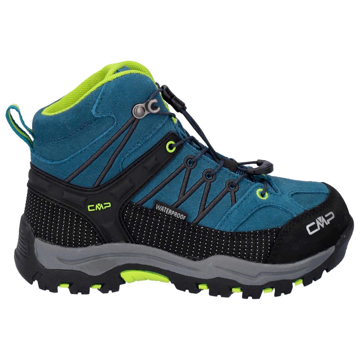 Ботинки для прогулки Cmp Kid's Rigel Mid Trekking Shoes Waterproof, цвет Deep Lake/Acido