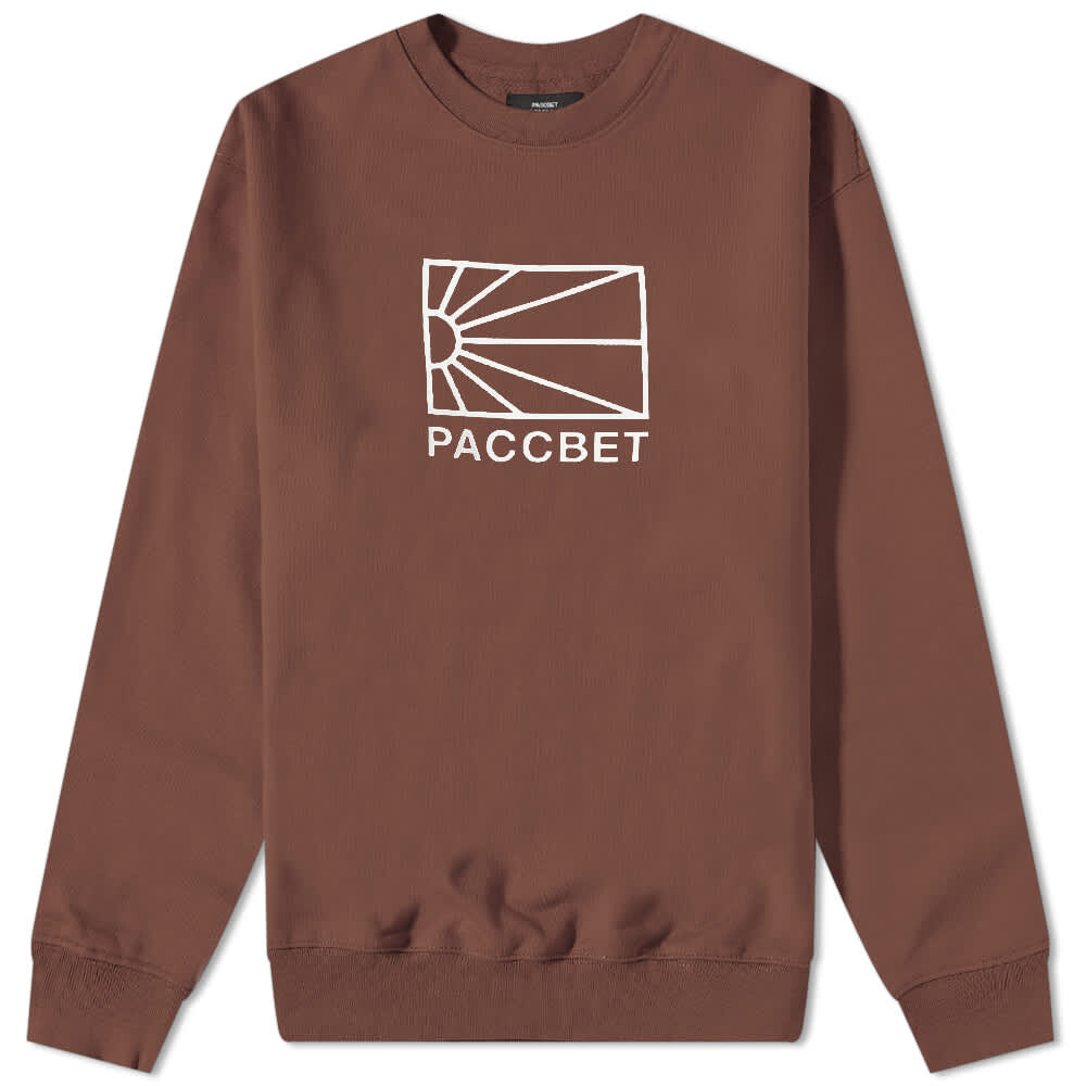 

Толстовка PACCBET Big Logo Crew Sweat, Коричневый