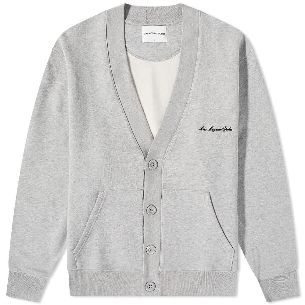 

Джемпер MKI Embroidered Embassy Logo Sweat Cardigan, Серый