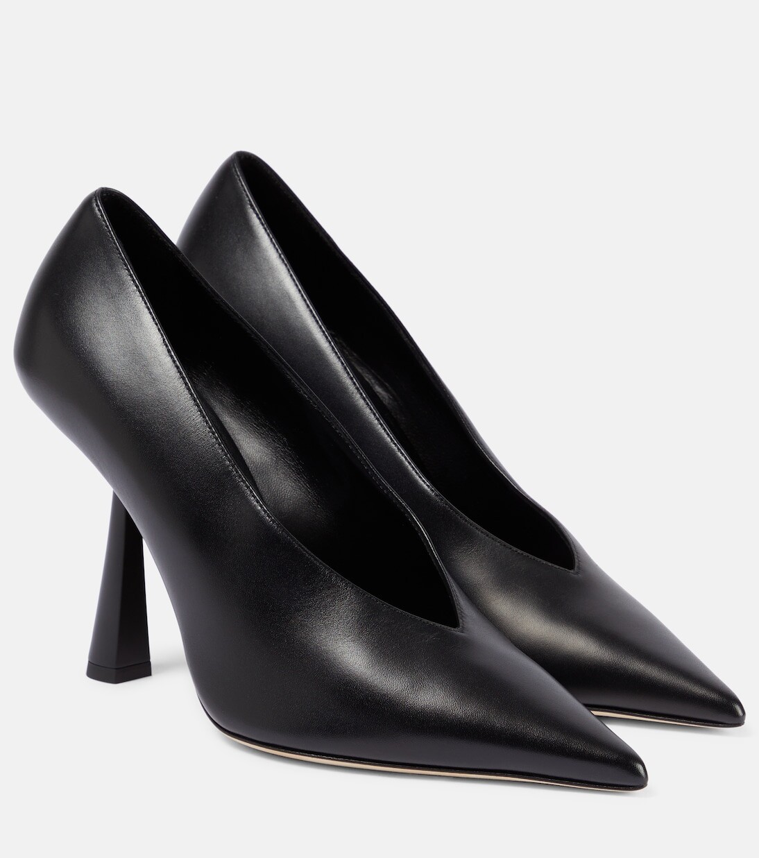

Кожаные туфли maryanne 100 Jimmy Choo, черный
